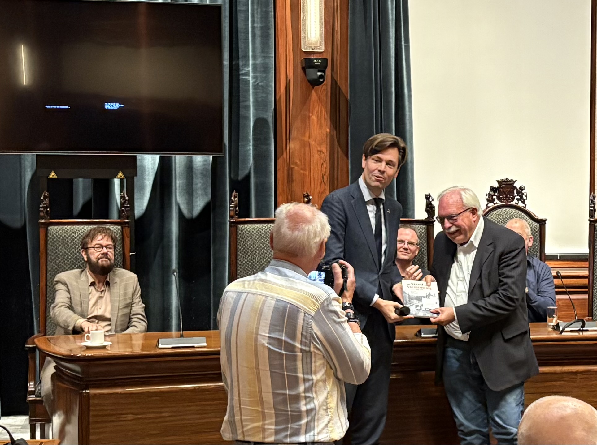 Memorabele avond in het Leidse stadhuis